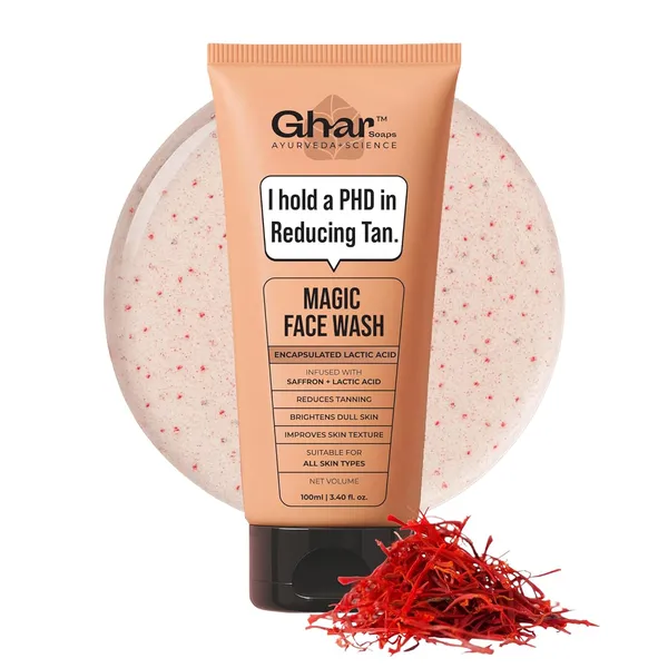 Ghar_Soaps_De-Tan_Face_Wash_|_For_Tan_Reducing,_Brightening_&_Glowing_Skin_|_With_Sandalwood,_Saffron,_Coconut_Oil_&_Goat_milk_|_For_All_Skin_Types_|_100ml_(Pack_of_1)
