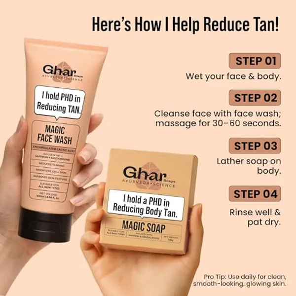 Ghar_Soaps_De-Tan_Face_Wash_|_For_Tan_Reducing,_Brightening_&_Glowing_Skin_|_With_Sandalwood,_Saffron,_Coconut_Oil_&_Goat_milk_|_For_All_Skin_Types_|_100ml_(Pack_of_1)
