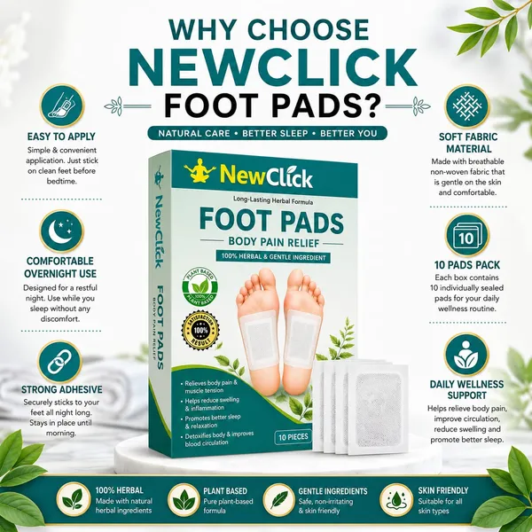 Newclick_Foot_Pads_weight_loss_Herbal_Detox_Weight_Routine_Support_&_bosst_Energy_Plaster_&_Patch_(_10_Patches)