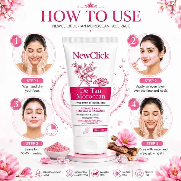 Newclick_De-Tan_Moroccan_Clay_Face_Pack_Niacinamide_&_Licorice