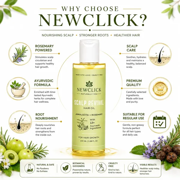 Newclick_Scalp_Revival_Jamalgota_Rosemary_Ayurvedic_Hair_Oil