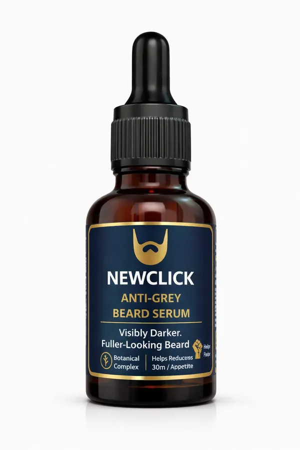 Newclick_Anti-Grey_Beard_Serum_Biotin_&_Caffeine_30Ml