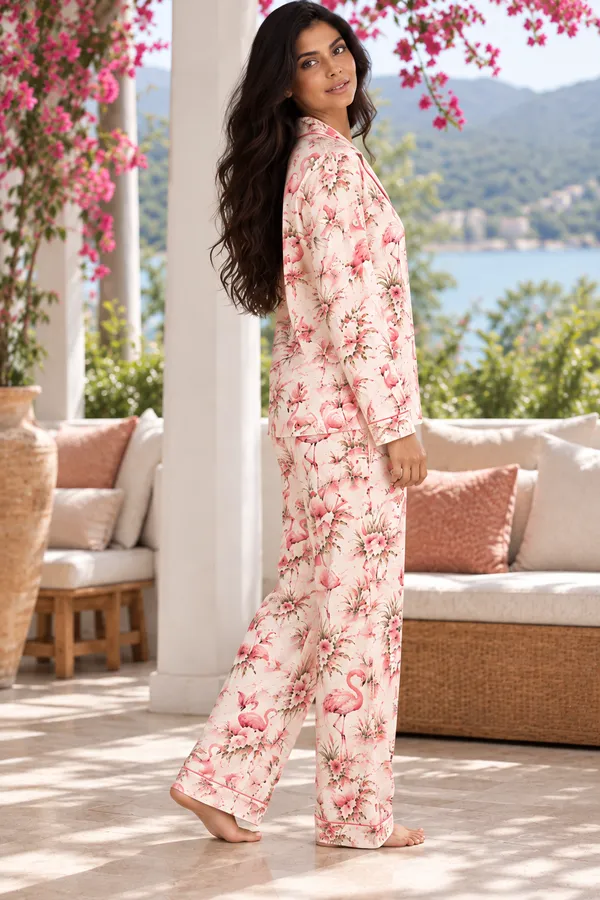 FLAMINGO_GARDEN_-_Full-Sleeve_Pajama_Set