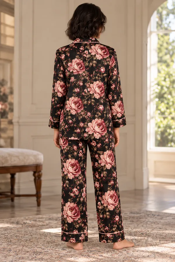 Midnight_Peony_-_Full-Sleeve_Satin_Pajama_Set