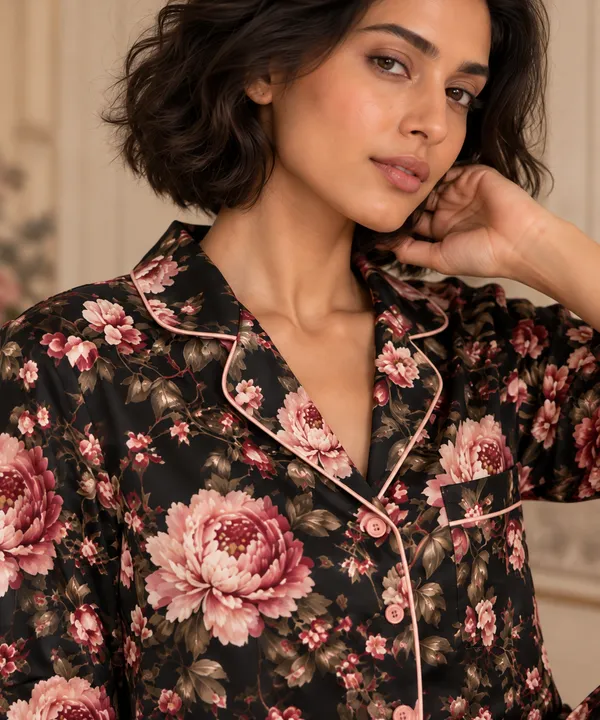 Midnight_Peony_-_Full-Sleeve_Satin_Pajama_Set