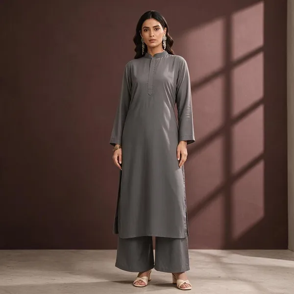 Grey_Georgette_Straight_Kurta_Palazzo_Set_For_Women