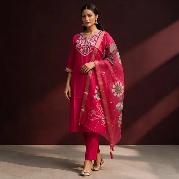 Pink_Roman_Silk_Embroidered_Kurta_Pant_Dupatta_Set_For_Women