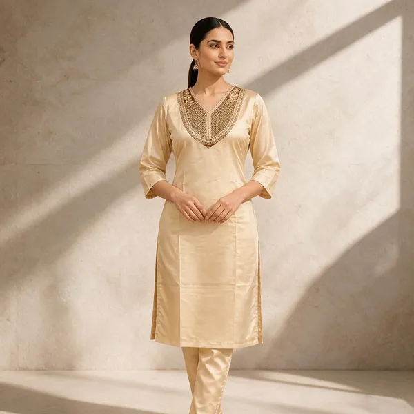 Beige_Silk_Embroidered_Straight_Kurta_Set_For_Women