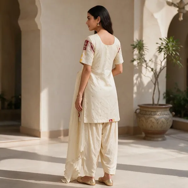 Cream_Chinon_Straight_Embroidered_Kurta_Set_For_Women