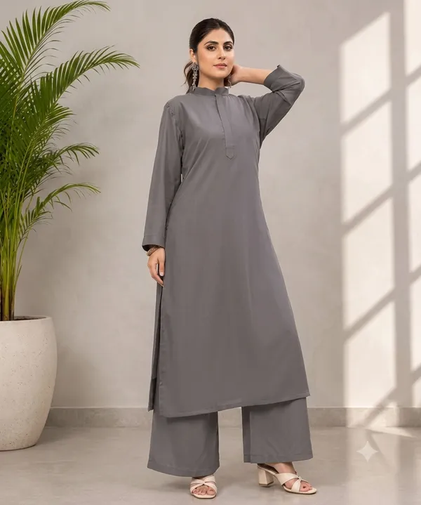 Grey_Georgette_Straight_Kurta_Palazzo_Set_For_Women