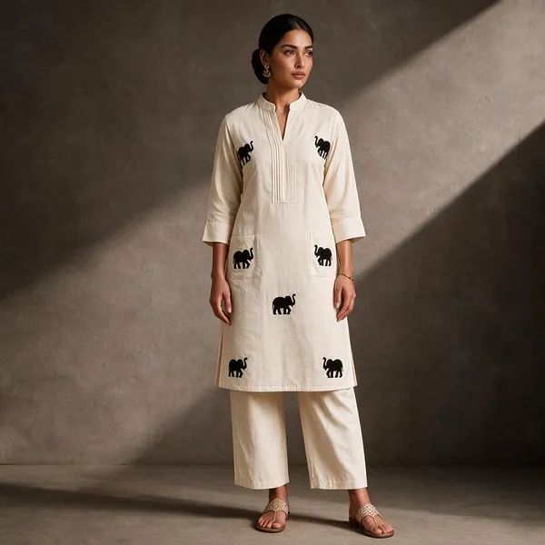 Cream_Cotton_Straight_Kurta_Set_For_Women