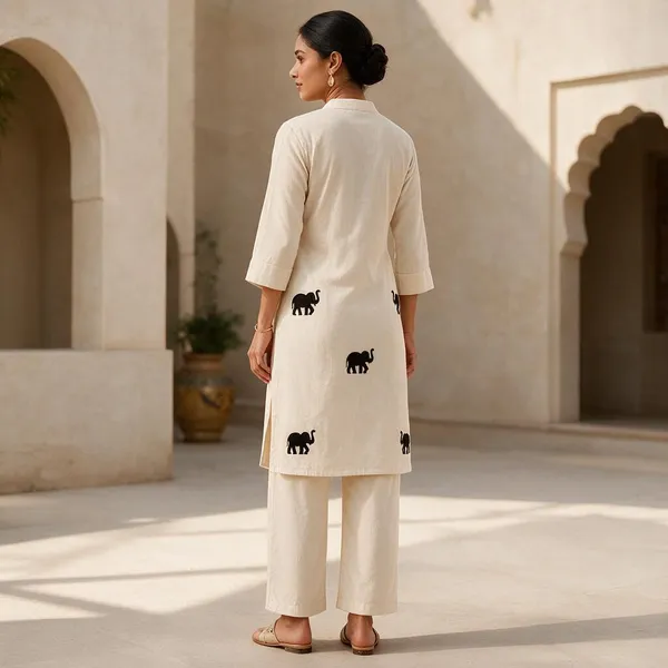 Cream_Cotton_Straight_Kurta_Set_For_Women