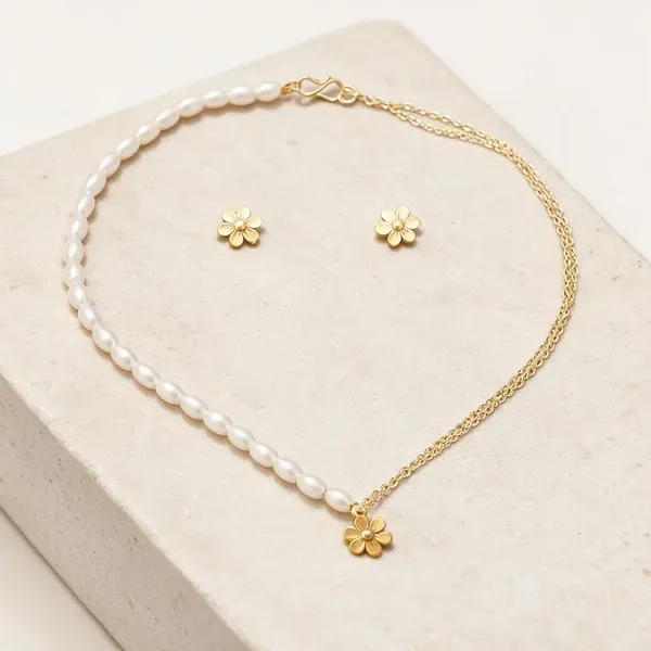 Golden_Stainless_Steel_Necklace_With_Earing_For_Women_Pack_Of_2