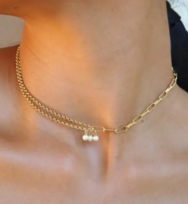 Gold_Tone_Layered_Chain_Necklace_for_Women