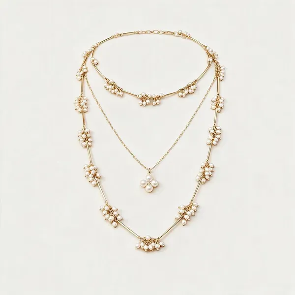 Golden_Pearls_And_Stones_Necklace_For_Women_Set_Of_3