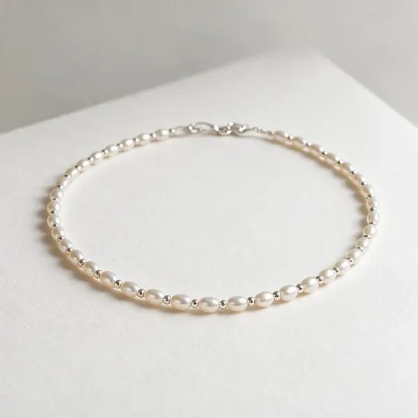 Silver_Pearls_And_Stones_Necklace_For_Women_Pack_Of_4