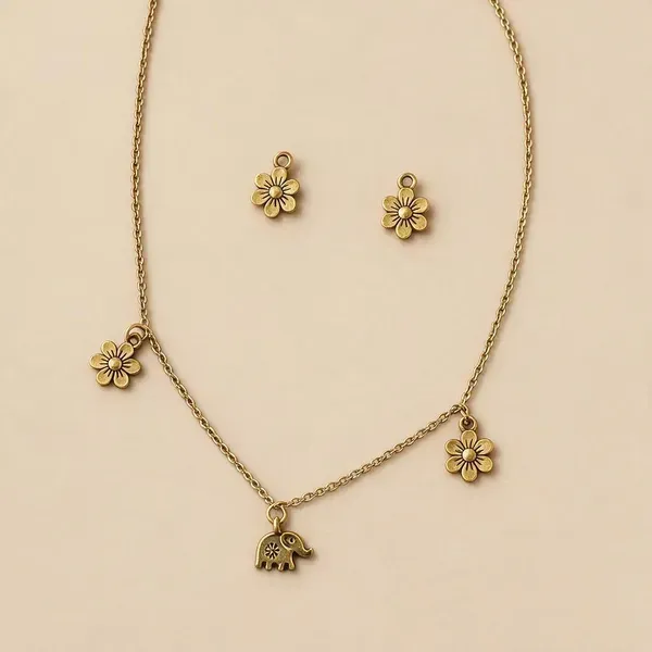 Golden_Stainless_Steel_Necklace_With_Earing_For_Women