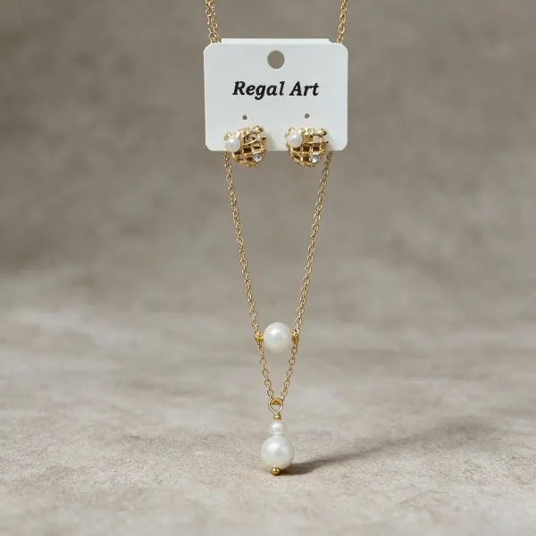 Golden_Stainless_Steel_Necklace_With_Earing_For_Women
