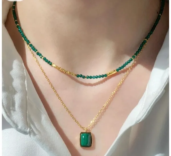 Green_Beaded_Layered_Necklace_for_Women