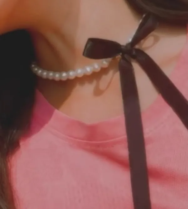 White_Pearl_Ribbon_Choker_Necklace_for_Women