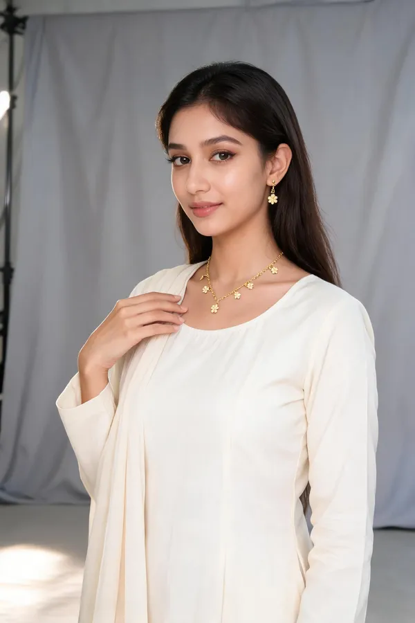 Golden_Stainless_Steel_Necklace_With_Earing_For_Women