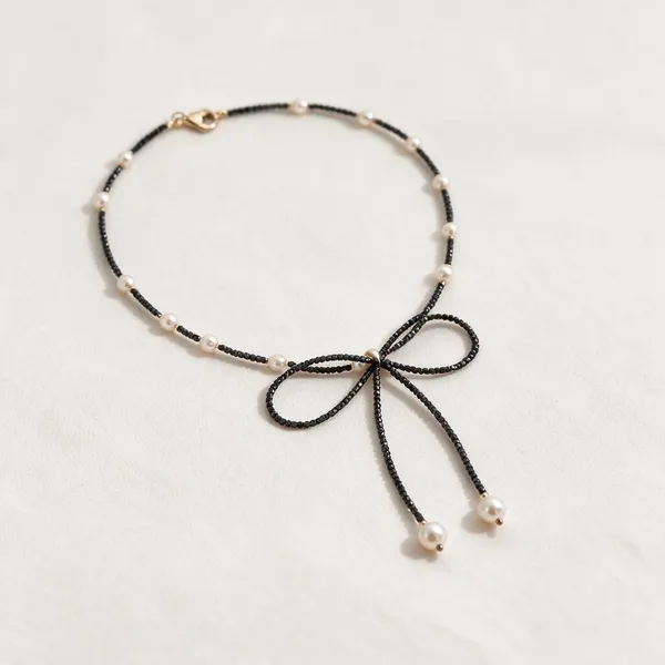 Black_Stainless_Steel_Necklace_With_Earing_For_Women