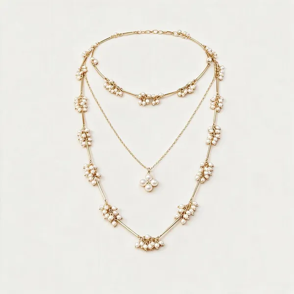 Golden_Pearls_And_Stones_Necklace_For_Women_Set_Of_3
