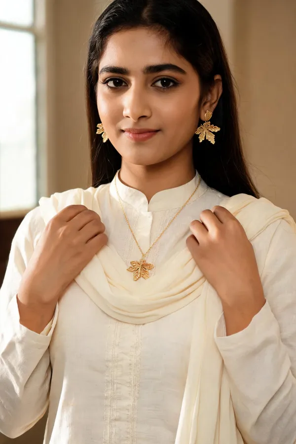 Golden_Stainless_Steel_Necklace_With_Earing_For_Women