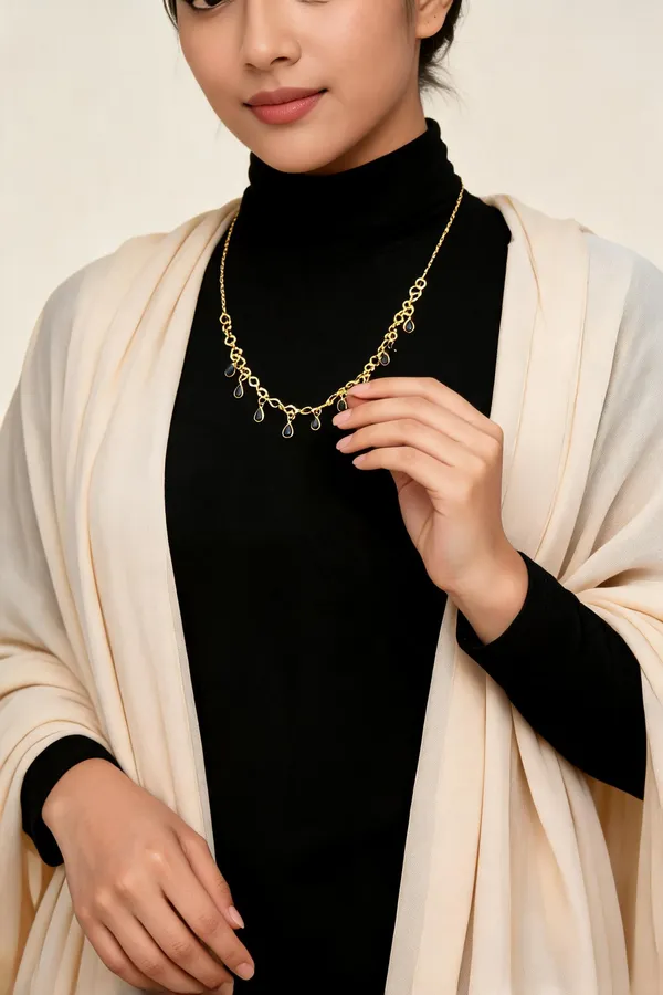 Golden_Stainless_Steel_Necklace_For_Women