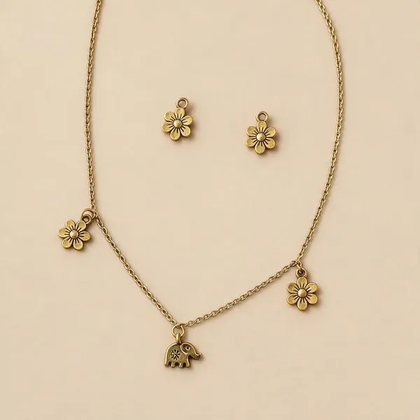 Golden_Stainless_Steel_Necklace_With_Earing_For_Women