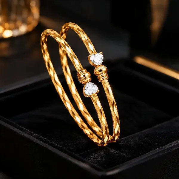 Golden_Stainless_Steel_Bangles_For_Women
