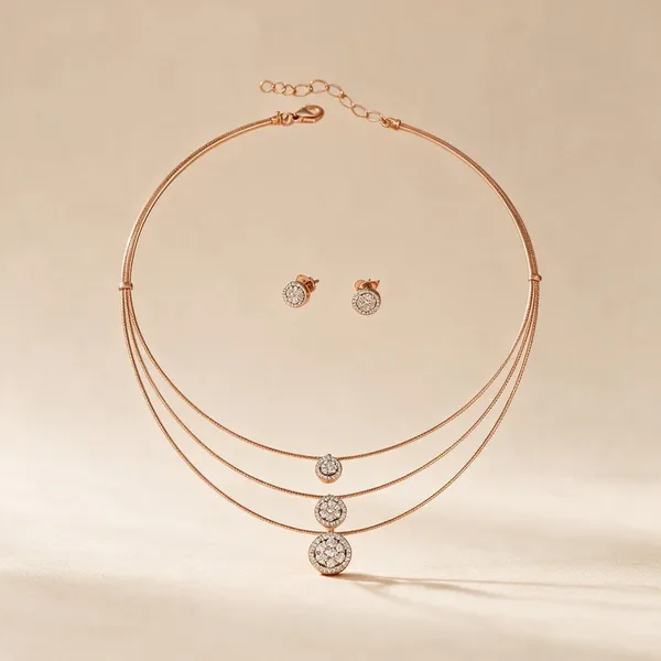 Golden_Stainless_Steel_Necklace_With_Earing_For_Women