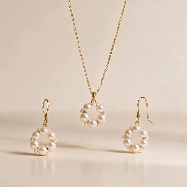 Golden_Stainless_Steel_Necklace_With_Earing_For_Women