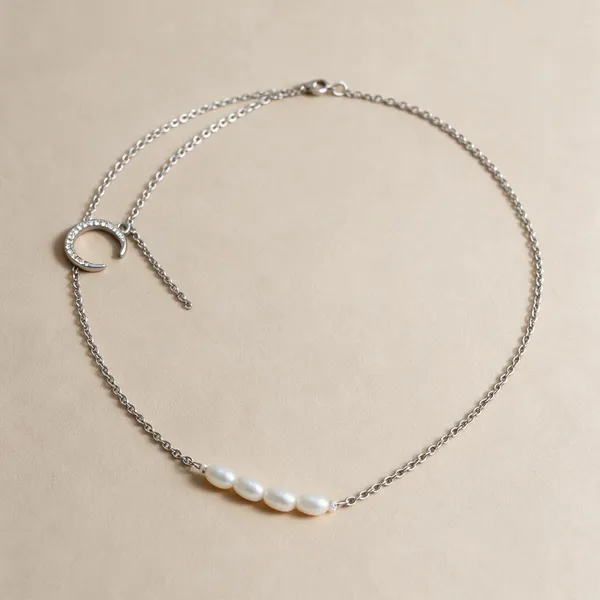 Silver_Stainless_Steel_Necklace_For_Women_Set_Of_2