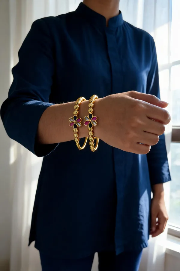Golden_Stainless_Steel_Bangles_For_Women