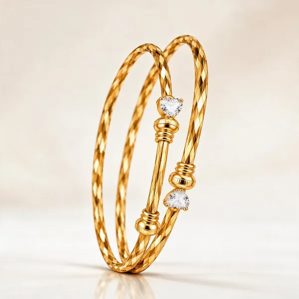 Golden_Stainless_Steel_Bangles_For_Women