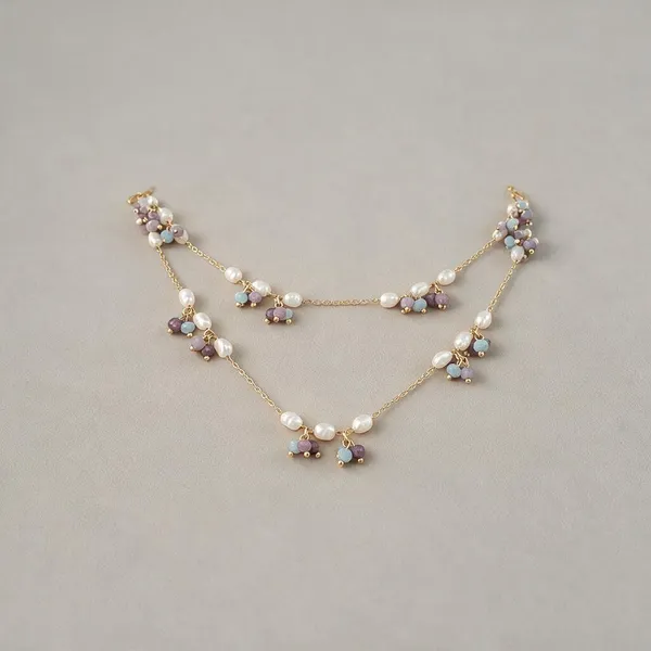 Golden_Pearls_And_Stones_Necklace_For_Women