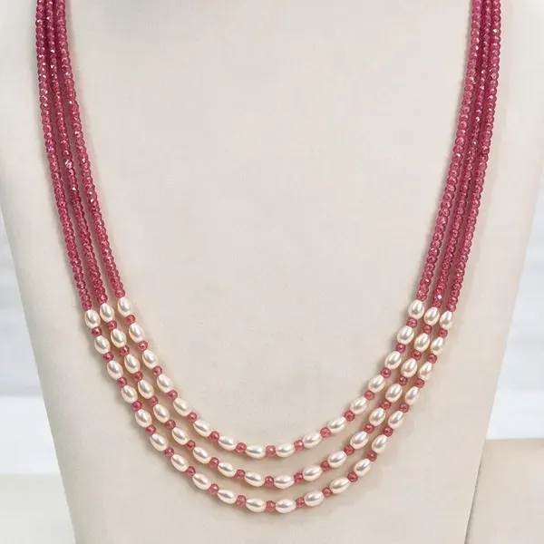 Pink_Pearls_And_Stones_Necklace_For_Women