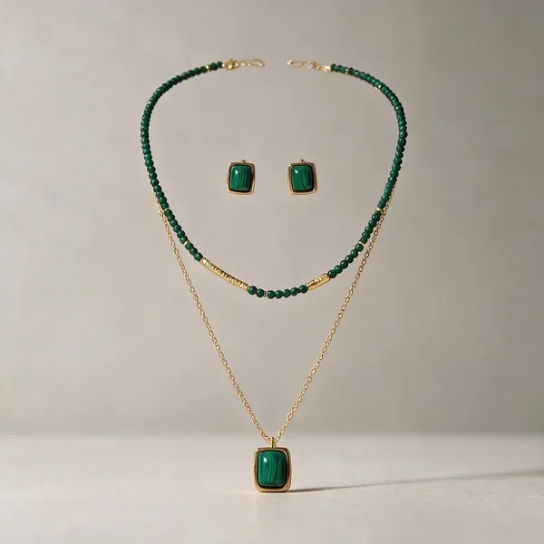 Golden_Stainless_Steel_Necklace_With_Earing_For_Women_Set_Of_2