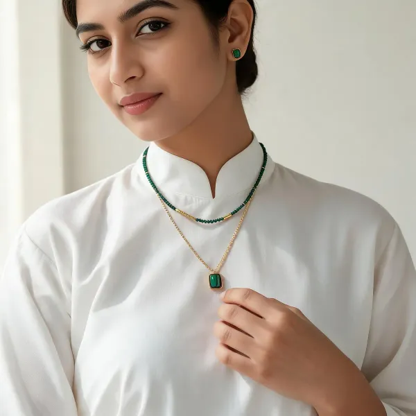 Golden_Stainless_Steel_Necklace_With_Earing_For_Women_Set_Of_2