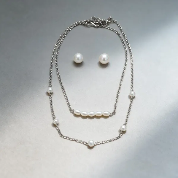 Silver_Stainless_Steel_Necklace_With_Earing_For_Women_Pack_Of_3