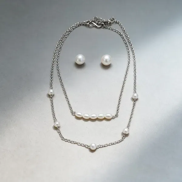 Silver_Stainless_Steel_Necklace_With_Earing_For_Women_Pack_Of_3