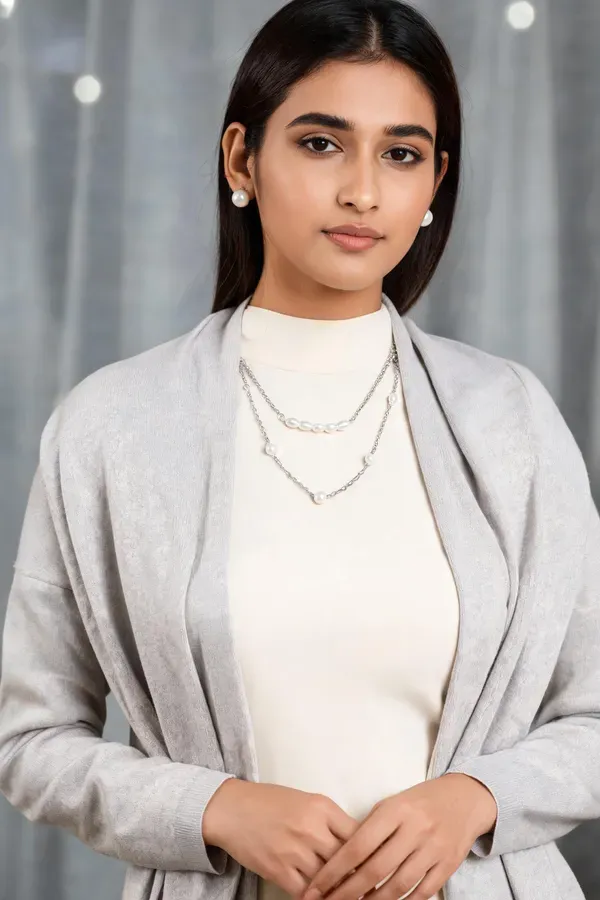 Silver_Stainless_Steel_Necklace_With_Earing_For_Women