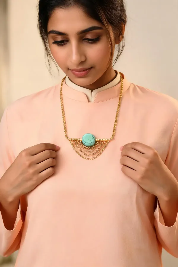 Golden_Stainless_Steel_Necklace_For_Women