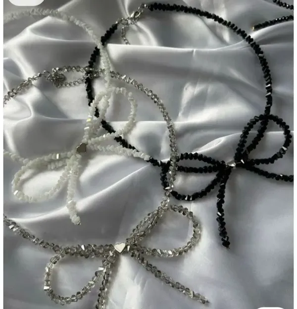 Black_Off_White_Stainless_Steel_Necklace_For_Women_Set_Of_3