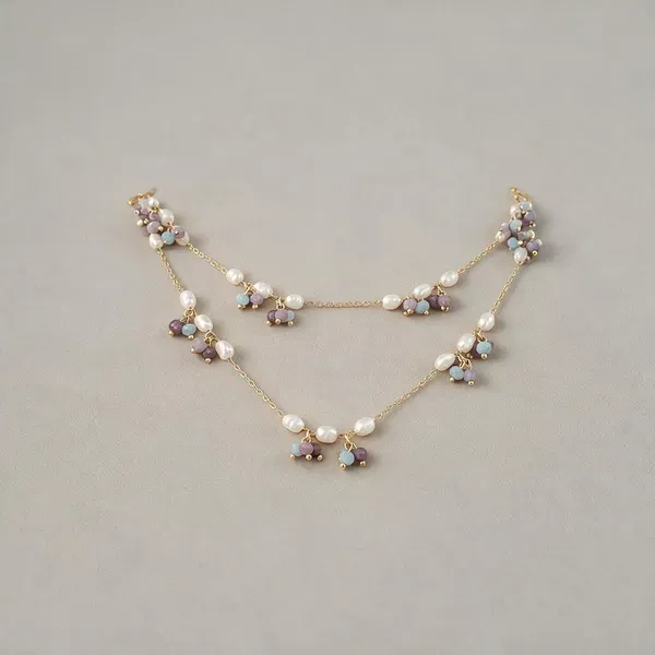 Golden_Pearls_And_Stones_Necklace_For_Women