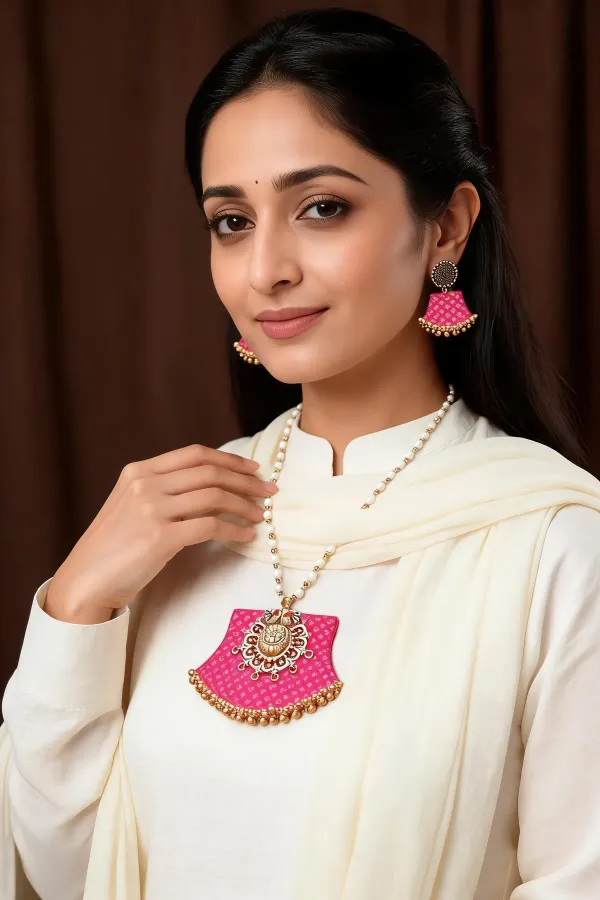 Golden_Stainless_Steel_Necklace_With_Earing_For_Women
