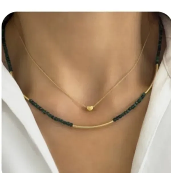 Golden_Pearls_And_Stones_Necklace_For_Women_Set_Of_2