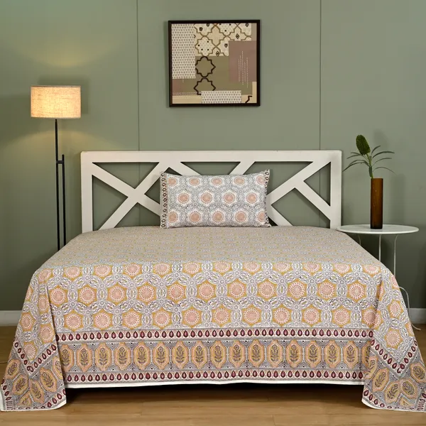 Block_Print_Percale_Cotton_King_Size_Bedsheet