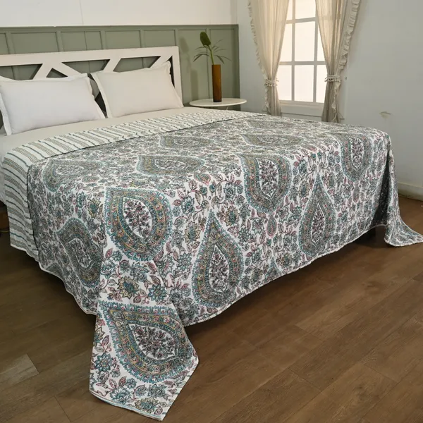 Dohar_Percale_Cotton_King_Size_Bedsheet